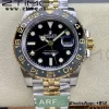 Rolex GMT Master II 126713 GRNR Gray/Black ceramic ARF 1:1 Best Edition Black Dial on SS/YG Jubilee Bracelet SH3285 CHS - Super Clone Watch | 1:1 Best Version