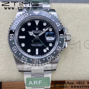 Rolex GMT-Master II 126710 GRNR Black/Gray Ceramic 904L Steel ARF 1:1 Best Edition on Oyster Strap SH3285 CHS - Super Clone Watch | 1:1 Best Version