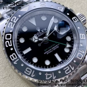 Rolex GMT-Master II 126710 GRNR Black/Gray Ceramic 904L Steel ARF 1:1 Best Edition on Oyster Strap SH3285 CHS - Super Clone Watch | 1:1 Best Version