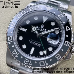 Rolex GMT-Master II 126710 GRNR Black/Gray Ceramic 904L Steel ARF 1:1 Best Edition on Oyster Strap SH3285 CHS - Super Clone Watch | 1:1 Best Version