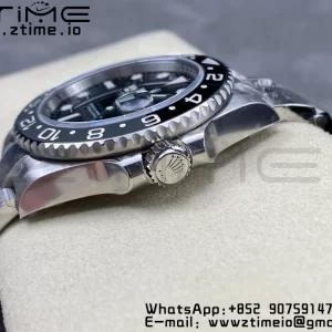 Rolex GMT-Master II 126710 GRNR Black/Gray Ceramic 904L Steel ARF 1:1 Best Edition on Oyster Strap SH3285 CHS - Super Clone Watch | 1:1 Best Version