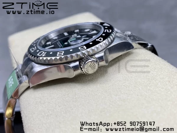 Rolex GMT-Master II 126710 GRNR Black/Gray Ceramic 904L Steel ARF 1:1 Best Edition on Oyster Strap SH3285 CHS - Super Clone Watch | 1:1 Best Version