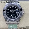 Rolex GMT-Master II 126710 GRNR Black/Gray Ceramic 904L Steel ARF 1:1 Best Edition on Jubilee Strap SH3285 CHS - Super Clone Watch | 1:1 Best Version