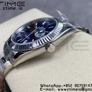 Rolex DateJust 41 126334 ARF 1:1 Best Edition 904L Steel Blue Dial on SS Oyster Bracelet - Super Clone Watch | 1:1 Best Version