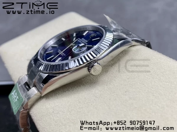 Rolex DateJust 41 126334 ARF 1:1 Best Edition 904L Steel Blue Dial on SS Oyster Bracelet - Super Clone Watch | 1:1 Best Version