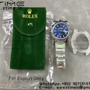 Rolex DateJust 41 126334 ARF 1:1 Best Edition 904L Steel Blue Dial on SS Oyster Bracelet - Super Clone Watch | 1:1 Best Version