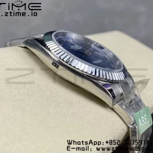 Rolex DateJust 41 126334 ARF 1:1 Best Edition 904L Steel Blue Roman Dial on SS Oyster Bracelet - Super Clone Watch | 1:1 Best Version