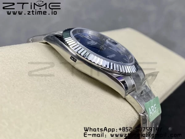 Rolex DateJust 41 126334 ARF 1:1 Best Edition 904L Steel Blue Roman Dial on SS Oyster Bracelet - Super Clone Watch | 1:1 Best Version