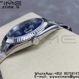 Rolex DateJust 41 126334 ARF 1:1 Best Edition 904L Steel Blue Roman Dial on SS Oyster Bracelet - Super Clone Watch | 1:1 Best Version