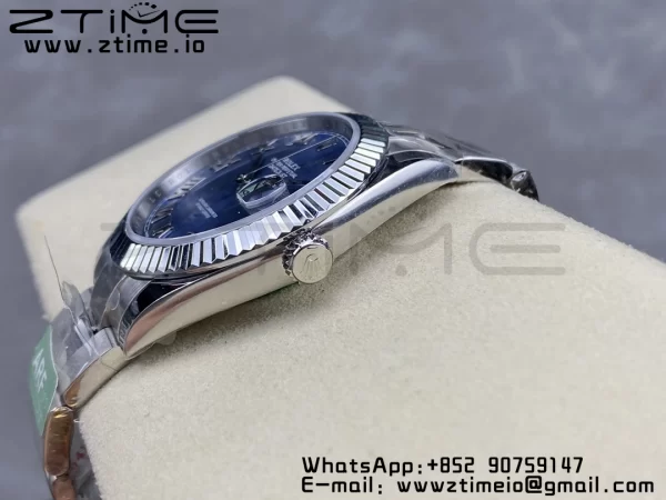 Rolex DateJust 41 126334 ARF 1:1 Best Edition 904L Steel Blue Roman Dial on SS Oyster Bracelet - Super Clone Watch | 1:1 Best Version