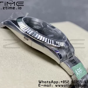Rolex DateJust 41 126334  ARF 1:1 Best Edition 904L Steel Green Roman Dial on SS Oyster Bracelet - Super Clone Watch | 1:1 Best Version