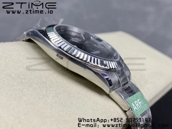 Rolex DateJust 41 126334  ARF 1:1 Best Edition 904L Steel Green Roman Dial on SS Oyster Bracelet - Super Clone Watch | 1:1 Best Version