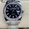 Rolex DateJust 41 126334 ARF 1:1 Best Edition 904L Steel Black Dial on SS Oyster Bracelet - Super Clone Watch | 1:1 Best Version