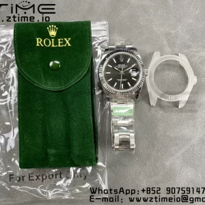 Rolex DateJust 41 126334 ARF 1:1 Best Edition 904L Steel Black Dial on SS Oyster Bracelet - Super Clone Watch | 1:1 Best Version