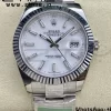 Rolex DateJust 41 126334 ARF 1:1 Best Edition 904L Steel White Dial on SS Oyster Bracelet - Super Clone Watch | 1:1 Best Version