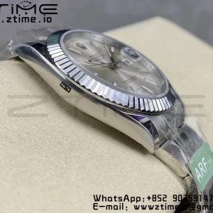 Rolex DateJust 41 126334 ARF 1:1 Best Edition 904L Steel Silvery Dial on SS Oyster Bracelet - Super Clone Watch | 1:1 Best Version