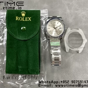 Rolex DateJust 41 126334 ARF 1:1 Best Edition 904L Steel Silvery Dial on SS Oyster Bracelet - Super Clone Watch | 1:1 Best Version