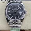 Rolex DateJust 41 126334 ARF 1:1 Best Edition 904L Quadrante Grigio Acciaio su Bracciale SS Jubilee VR3235 - Orologio Super Clone | 1:1 Best Version