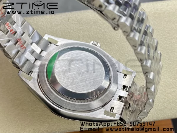 Rolex DateJust 41 126334 ARF 1:1 Best Edition 904L Quadrante Grigio Acciaio su Bracciale SS Jubilee VR3235 - Orologio Super Clone | 1:1 Best Version