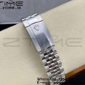 Rolex DateJust 41 126334 ARF 1:1 Best Edition 904L Quadrante Grigio Acciaio su Bracciale SS Jubilee VR3235 - Orologio Super Clone | 1:1 Best Version