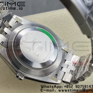 Rolex DateJust 41 126334 ARF 1:1 Best Edition 904L Steel Black Diamonds Dial on SS Jubilee Bracelet VR3235 - Super Clone Watch | 1:1 Best Version