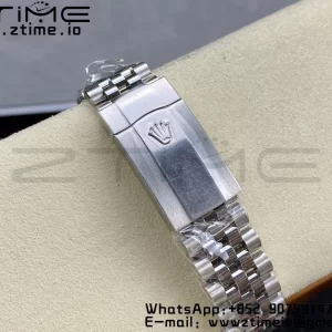Rolex DateJust 41 126334 ARF 1:1 Best Edition 904L Steel Black Diamonds Dial on SS Jubilee Bracelet VR3235 - Super Clone Watch | 1:1 Best Version
