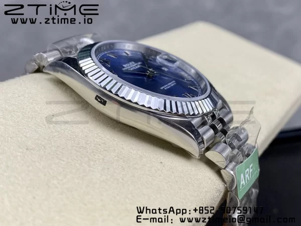 Rolex DateJust 41 126334 ARF 1:1 Best Edition 904L Steel Blue Roman Dial on SS Jubilee Bracelet VR3235 - Super Clone Watch | 1:1 Best Version