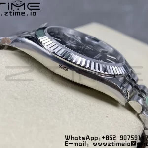 Rolex DateJust 41 126334 ARF 1:1 Best Edition 904L Steel Black Dial on SS Jubilee Bracelet VR3235 - Super Clone Watch | 1:1 Best Version