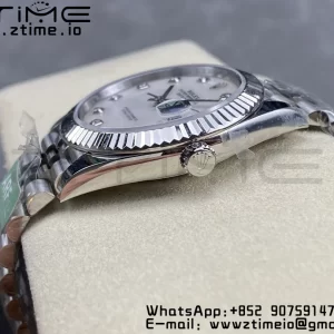 Rolex DateJust 41 126334 ARF 1:1 Best Edition 904L Steel White MOP Dial on SS Jubilee Bracelet VR3235 - Super Clone Watch | 1:1 Best Version