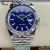 Rolex DateJust 41 126334 ARF 1:1 Best Edition 904L Steel Blue Textured Dial on SS Jubilee Bracelet VR3235 - Super Clone Watch | 1:1 Best Version
