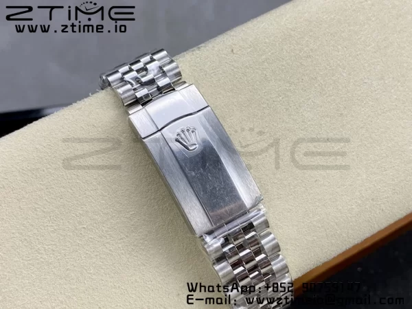 Rolex DateJust 41 126334 ARF 1:1 Best Edition 904L Steel Gray Diamonds Dial on SS Jubilee Bracelet VR3235 - Super Clone Watch | 1:1 Best Version