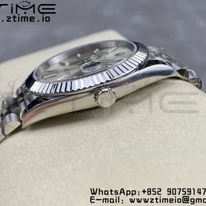 Rolex DateJust 41 126334 ARF 1:1 Best Edition 904L Steel Silvery  Dial on SS Jubilee Bracelet VR3235 - Super Clone Watch | 1:1 Best Version