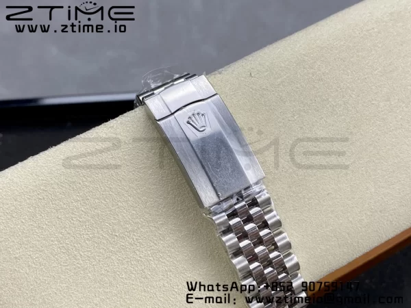 Rolex DateJust 41 126334 ARF 1:1 Best Edition 904L Steel Green Textured Dial on SS Jubilee Bracelet VR3235 - Super Clone Watch | 1:1 Best Version