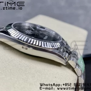 Rolex DateJust 41 126334 ARF 1:1 Best Edition 904L Acciaio Quadrante Verde Romano su Bracciale SS Jubilee VR3235 - Orologio Super Clone | 1:1 Best Version