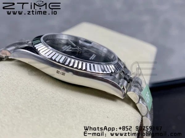 Rolex DateJust 41 126334 ARF 1:1 Best Edition 904L Acciaio Quadrante Verde Romano su Bracciale SS Jubilee VR3235 - Orologio Super Clone | 1:1 Best Version