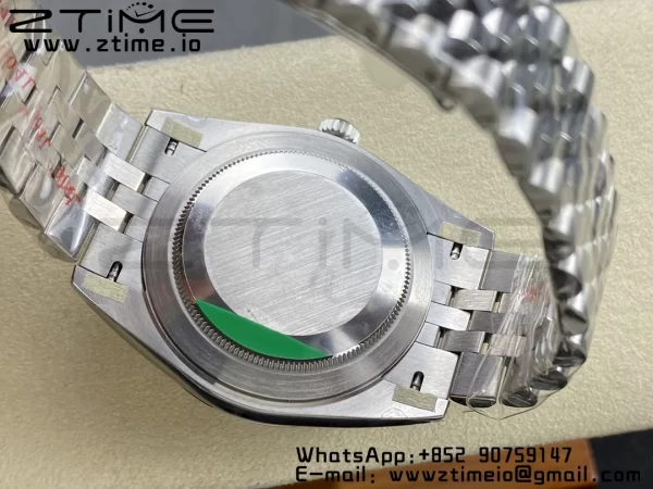 Rolex DateJust 41 126334 ARF 1:1 Best Edition 904L Acciaio Quadrante Verde Romano su Bracciale SS Jubilee VR3235 - Orologio Super Clone | 1:1 Best Version