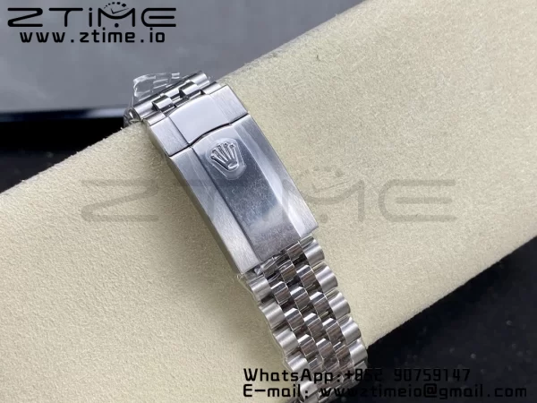 Rolex DateJust 41 126334 ARF 1:1 Best Edition 904L Acciaio Quadrante Verde Romano su Bracciale SS Jubilee VR3235 - Orologio Super Clone | 1:1 Best Version