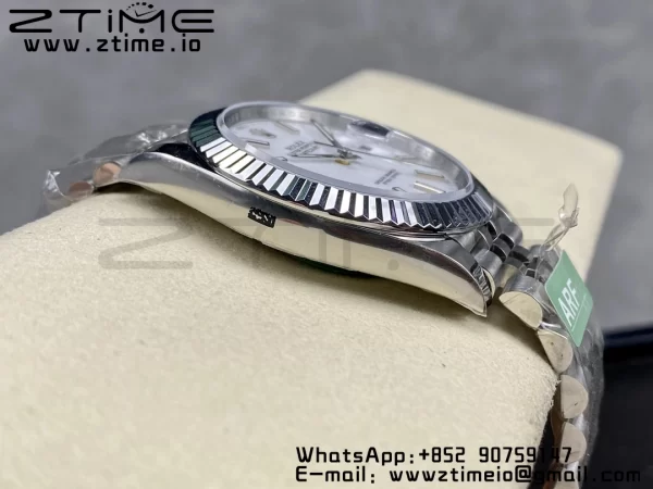 Rolex DateJust 41 126334 ARF 1:1 Best Edition 904L Steel White Dial on SS Jubilee Bracelet VR3235 - Super Clone Watch | 1:1 Best Version