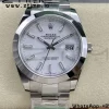 Rolex DateJust 41 126300 ARF  1:1 Best Edition 904L Steel White Dial on SS Oyster Bracelet - Super Clone Watch | 1:1 Best Version
