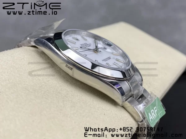 Rolex DateJust 41 126300 ARF 1:1 Best Edition 904L Steel White Dial on SS Oyster Bracelet - Super Clone Watch | 1:1 Best Version