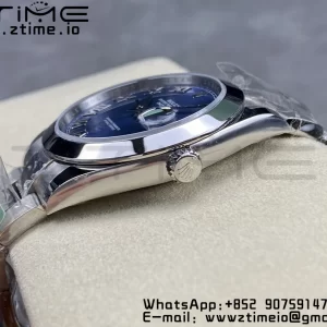 Rolex DateJust 41 126300 ARF 1:1 Best Edition 904L Steel Blue Roman Dial on SS Oyster Bracelet - Super Clone Watch | 1:1 Best Version