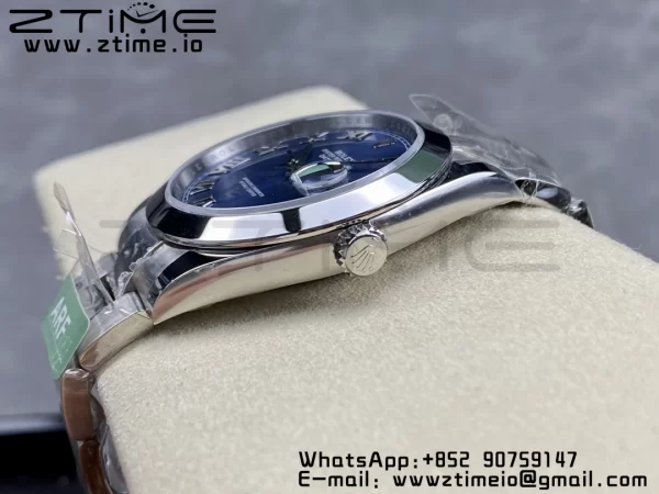 Rolex DateJust 41 126300 ARF 1:1 Best Edition 904L Steel Blue Roman Dial on SS Oyster Bracelet - Super Clone Watch | 1:1 Best Version