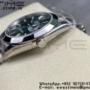 Rolex DateJust 41 126300 ARF  1:1 Best Edition 904L Steel Green Dial on SS Oyster Bracelet - Super Clone Watch | 1:1 Best Version