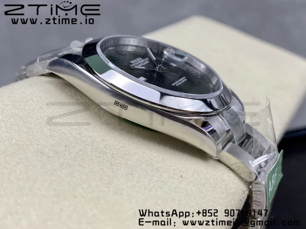 Rolex DateJust 41 126300 ARF 1:1 Best Edition 904L Steel Green Roman Dial on SS Oyster Bracelet - Super Clone Watch | 1:1 Best Version