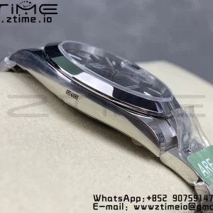Rolex DateJust 41 126300 ARF 1:1 Best Edition 904L Steel Cadran negru pe brățară SS Oyster - Super Clone Watch | 1:1 Best Version