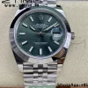 Rolex DateJust 41 126300 ARF  1:1 Best Edition 904L Steel Green Dial on SS Jubilee Bracelet VR3235 - Super Clone Watch | 1:1 Best Version