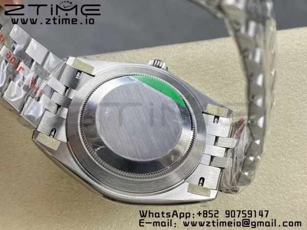 Rolex DateJust 41 126300 ARF  1:1 Best Edition 904L Steel Green Roman Dial on SS Jubilee Bracelet VR3235 - Super Clone Watch | 1:1 Best Version