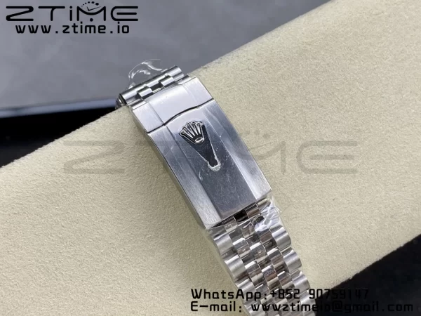 Rolex DateJust 41 126300 ARF  1:1 Best Edition 904L Steel Green Roman Dial on SS Jubilee Bracelet VR3235 - Super Clone Watch | 1:1 Best Version