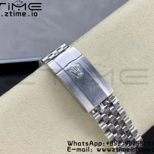 Rolex DateJust 41 126300 ARF 1:1 Best Edition 904L Steel Cadran albastru texturat pe brățară SS Jubilee VR3235 - Super Clone Watch | 1:1 Best Version