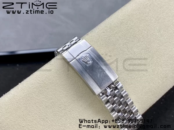 Rolex DateJust 41 126300 ARF 1:1 Best Edition 904L Steel Cadran albastru texturat pe brățară SS Jubilee VR3235 - Super Clone Watch | 1:1 Best Version